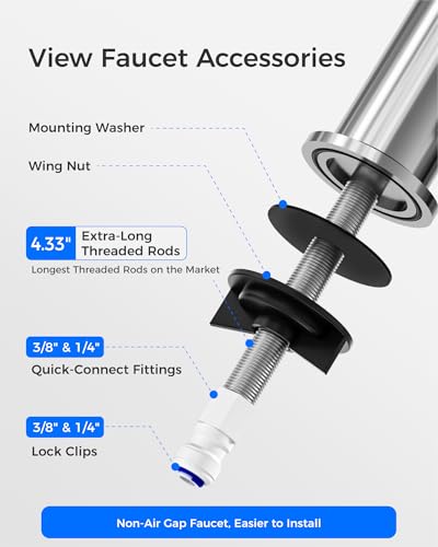 G2FCT Chrome Reverse Osmosis Water Filter Faucet