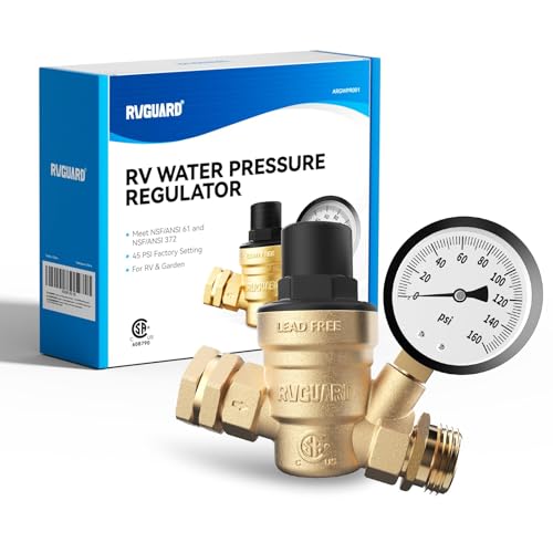 RV Water Pressure Regulator Valve