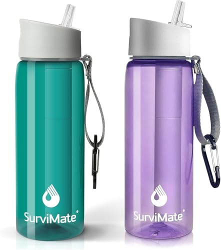 Purified Water Bottle for Camping (2 Count)