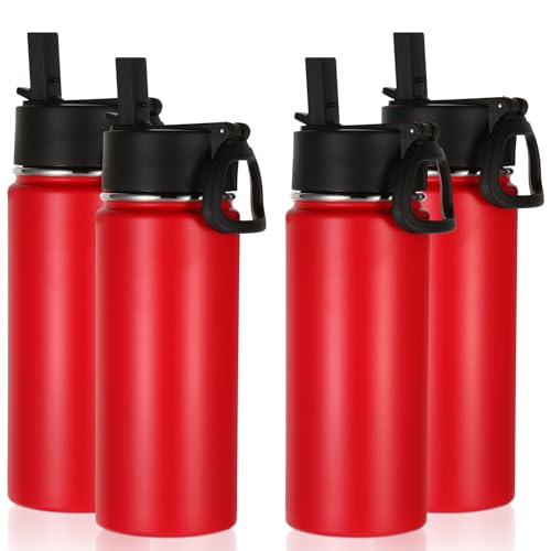 16 OZ Kids Water Bottle Bulk 4 Pack (4 Count)