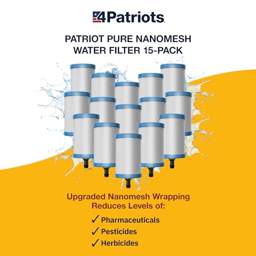 Patriot Pure Nanomesh™ Water Filter For 200+ Contaminants (5 Count)