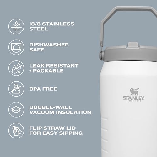IceFlow Flip Straw Jug with Handle 40 oz