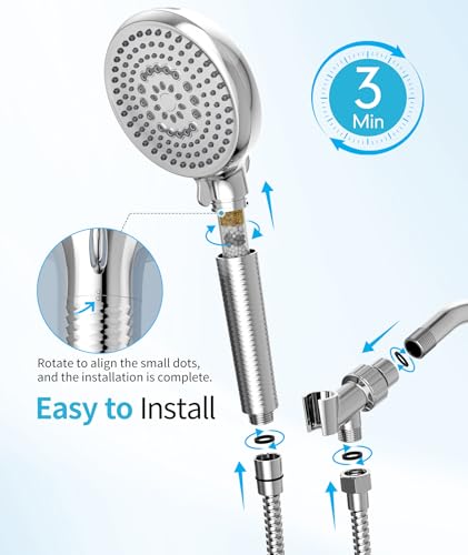 Filtered Shower Head with Handheld
