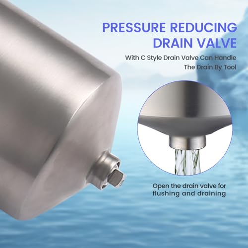 NSF ANSI 42 Certification Big+ Stainless Steel Filter Housing for 20”Length