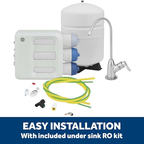 3 Stage Reverse Osmosis Under Sink Water Filtration System with Faucet