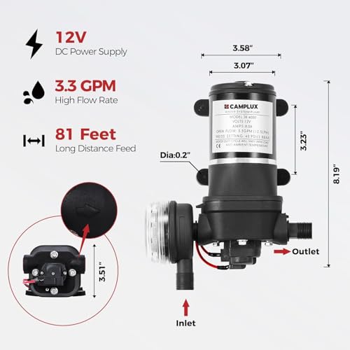 CAMPLUX 4.22 GPM Propane Water Heater