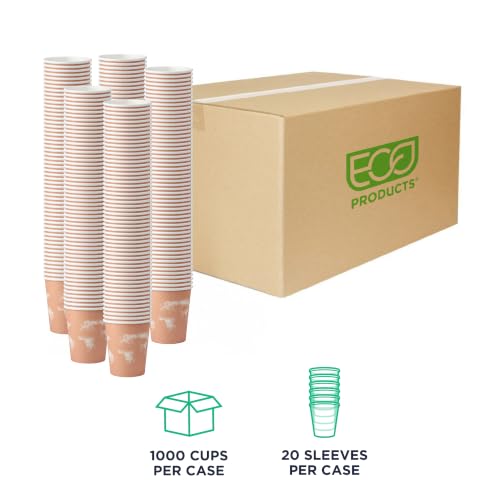 World Art Disposable Coffee Cups (1000 Count)