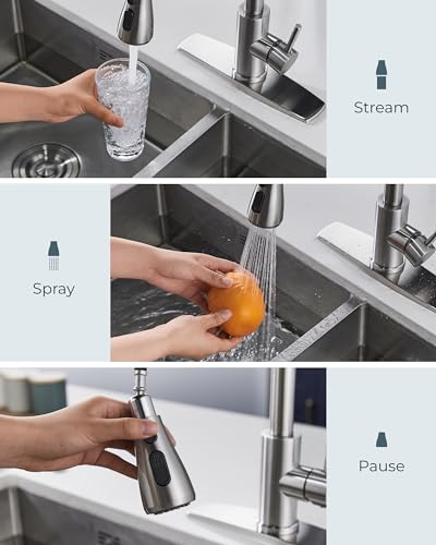 Kitchen Faucet with Soap Dispenser