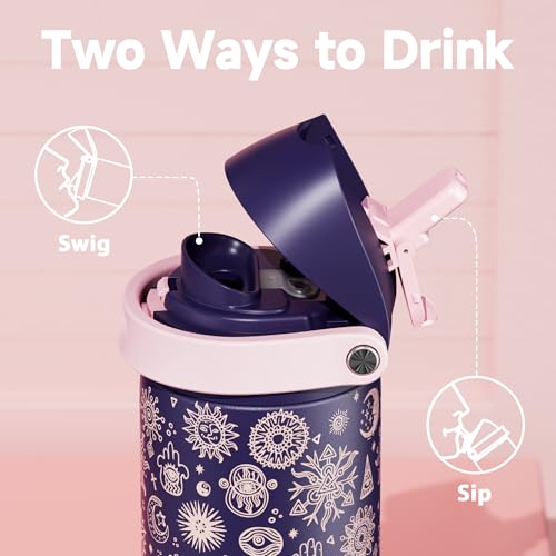 24 oz Insulated Water Bottle for Women