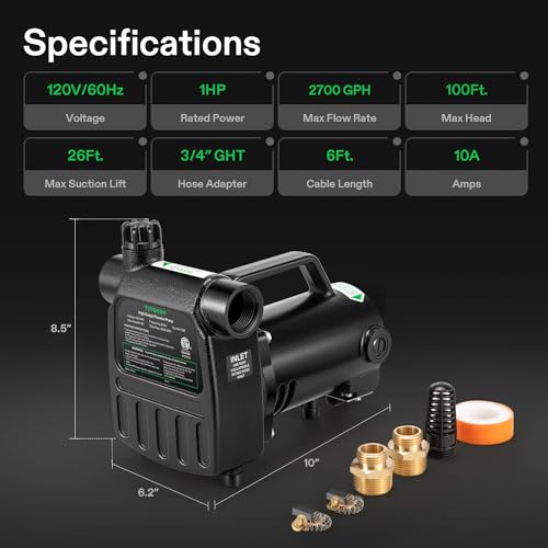 1HP Water Transfer Pump