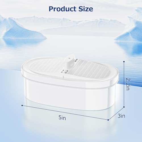 WD-PF-01A Plus Replacement Filter for All Waterdrop Pitcher Filtration (4 Count)