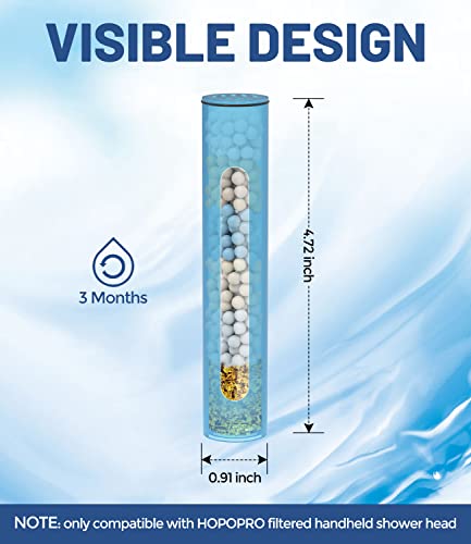 1 Pc Shower Filter Replacement Cartridge for HOPOPRO Filtered Handheld Shower Heads