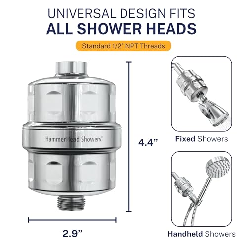 Solid Metal Shower Head Filter