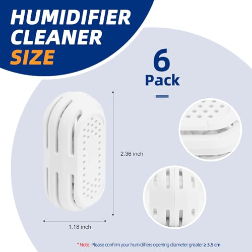 Humidifier Cleaning Cartridge for All LEVOIT Top Fill Humidifiers (6 Count)