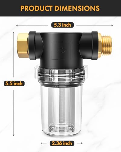 2 Pcs Garden Hose Filter (2 Count)