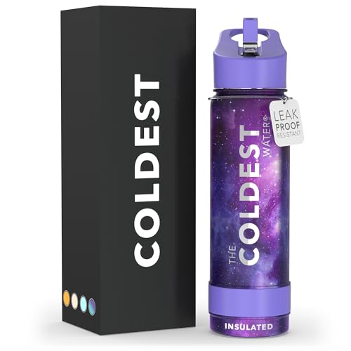 Coldest Insulated Water Bottle with Straw Lid