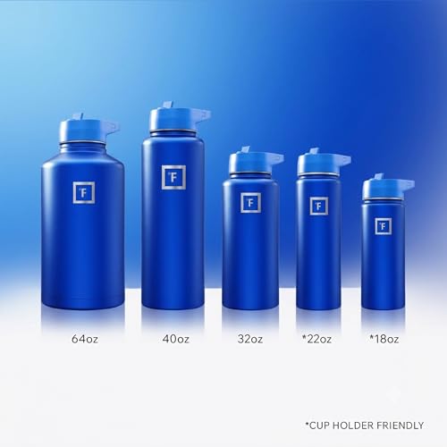 40 oz Wide Mouth Water Bottle with Straw