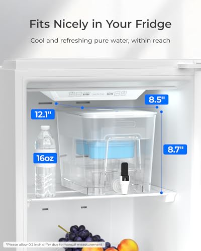 WFD-22W-DF-A Water Filter Dispenser, Alkaline 40-Cup, White