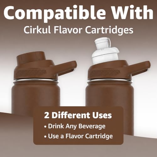 Water Bottle Compatible With Popular Flavor Cartridges