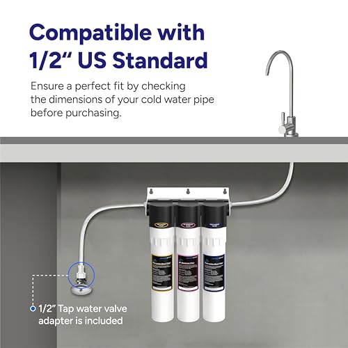 Puri 3 0.01μm UF Under Sink Water Filtration System PPU
