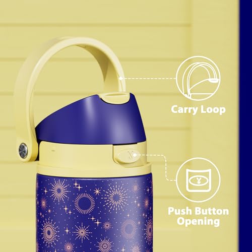 24 oz Insulated Water Bottle for Men