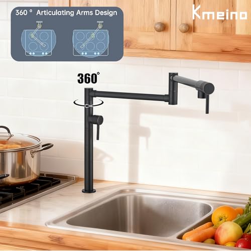 Brass Pot Filler Faucet Deck Mount