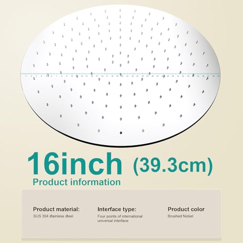 All Metal Rain Shower Head