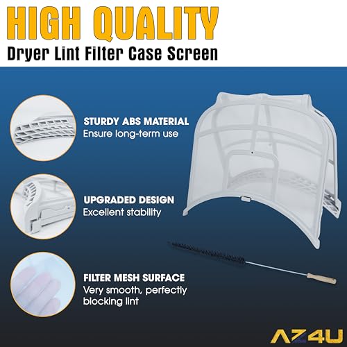 Upgraded DLEX9000V DLEX8000V DLEX5005K DLEX5000W DLGX8001W DLGX8101W DLEX8000W DLGX8001V Dryer Lint Filter Screen Replaces For LG DLGX9001V DLEX5000V DLEX8100W DLGX8101V DLGX5001W DLEX8100V