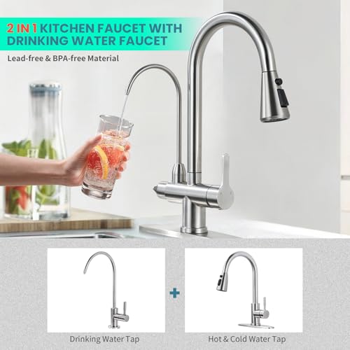 Kitchen Faucet with Water Filter Faucet