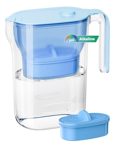 PT-05B-AL Alkaline Water Filter Pitcher, 7-Cup, Up to pH 9.5