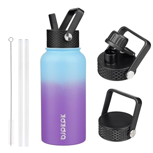 27oz Insulated Water Bottle with Straw Lid