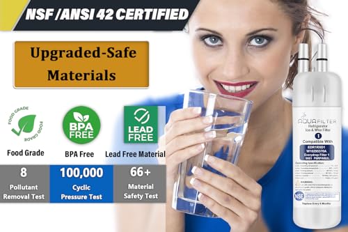 FILTER1 W10295370 A Refrigerator Water Filter Replacement Compatible for EDR1RXD 1 WATER FILTER W10295370 A Refrigerator Models