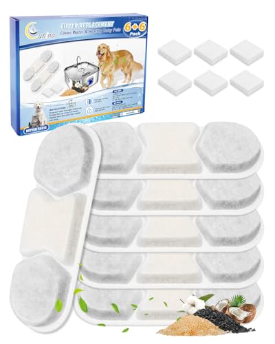 12 Dog Water Filters Replacement Compatible with MAILOFY WF120 (11.99 Count)