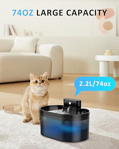Cat Water Fountain Replacement Filters for 2.2L (9 Count)