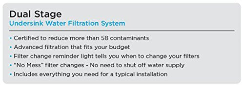 ECOP20 2 Stage Under Sink Water Filter System