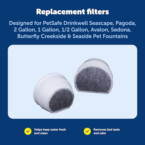 Drinkwell Pet Fountain Replacement Carbon Filters (4 Count)