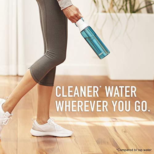 Hard Sided Plastic Premium Filtering Water Bottle