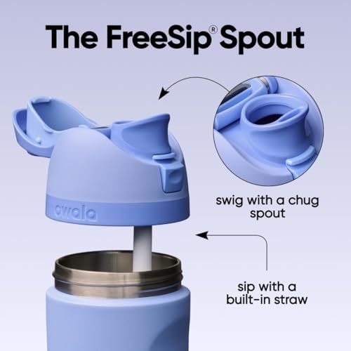 FreeSip Stainless Steel Water Bottle 24 oz Out of the Blue
