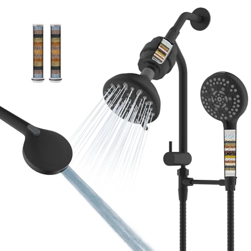 Filtered Dual Shower Heads with Handheld