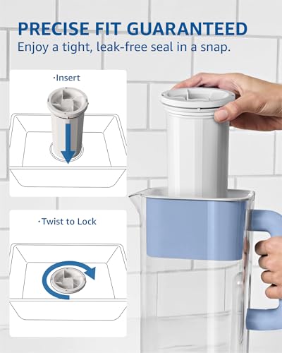 Compatible with New Culligan Pitcher Replacement Filter ZEROF01 (3 Count)