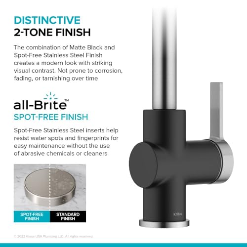 Britt Commercial Style Single Handle Pull Down Kitchen Faucet in Spot