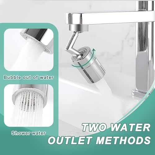 Rotatable 720° Faucet Sprayer Head