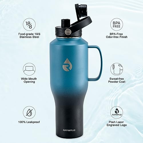 40 oz Insulated Water Bottle with Handle