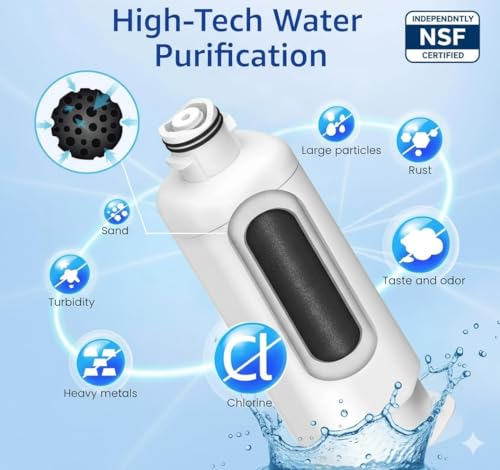 HAF-CIN/EXP DA29 Water Filter Replacement – Compatible with DA29-00020B – Carbon Block 99% Contaminant Reduction – Fresh Water & Ice – 24 Month Life 4 PACK (4 Count)