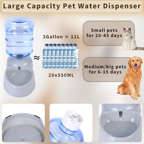 3 Gallon Automatic Dog Water Dispenser