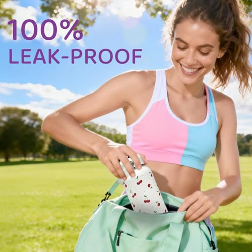 32oz Cherry Gift Insulated Water Bottle for Women with Straw