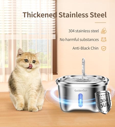 Cat Water Fountain Stainless Steel