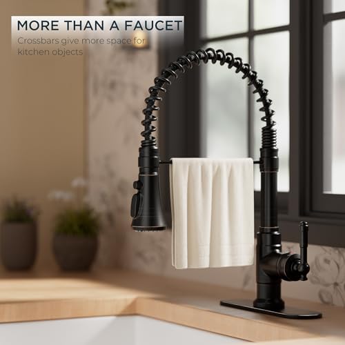 Vintage Kitchen Faucet with Pull Down Sprayer