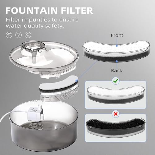 Cat Water Fountain Filter Pet Drinking Fountain Filter