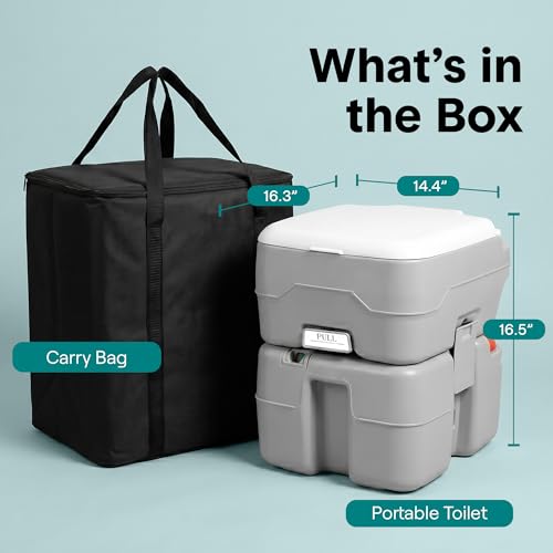 5.2 Gal Portable Camping Toilet For Adults